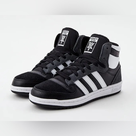 adidas Other - Adidas Kids Black and White High-Top Sneakers